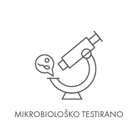 Mikrobiološko testiran.