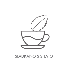 Sladkano s stevio.