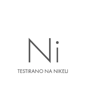 Testirano na nikelj.